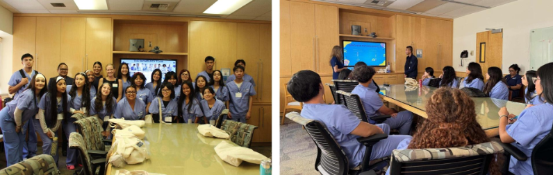 UCLA Pathology Leaders with the Turner Allied Internship Group