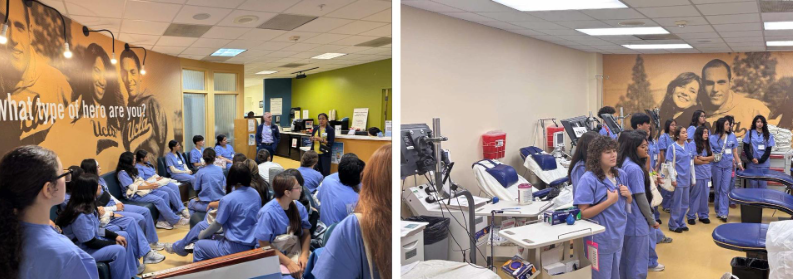 Blood & Platelet Center with the Turner Allied Internship Group