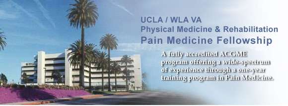 UCLA—WLA VA Pain Medicine Fellowship banner