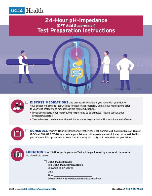 Preparing for Your Test GI Motility UCLA Health