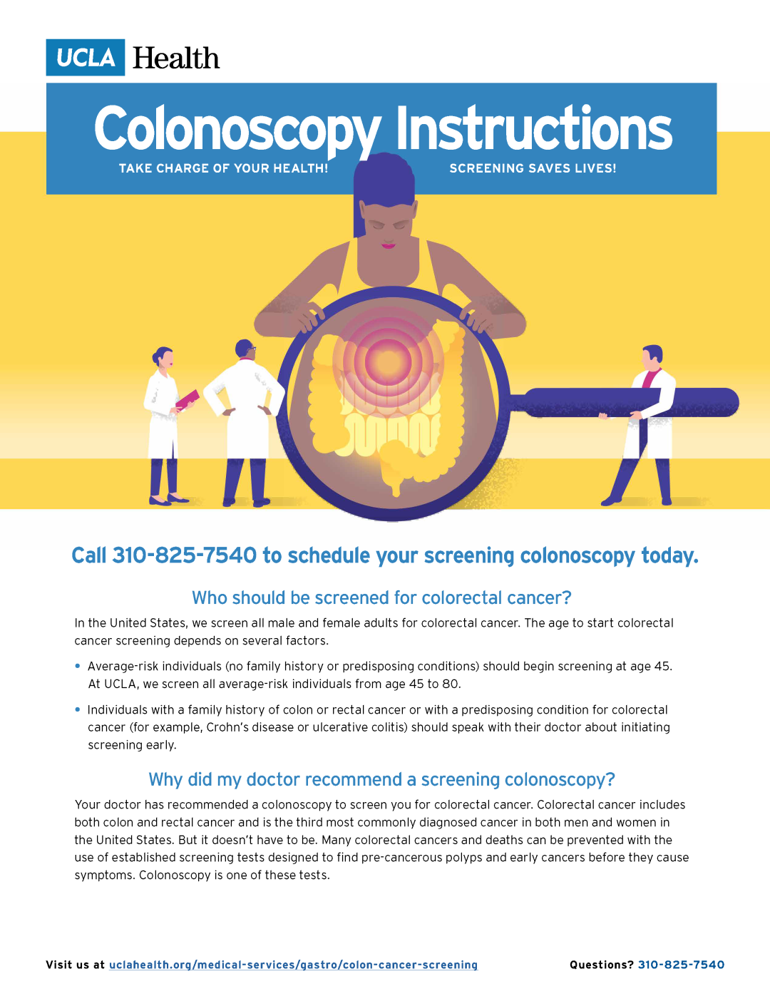 Preparing for Colonoscopy Colorectal Cancer Screening UCLA Health