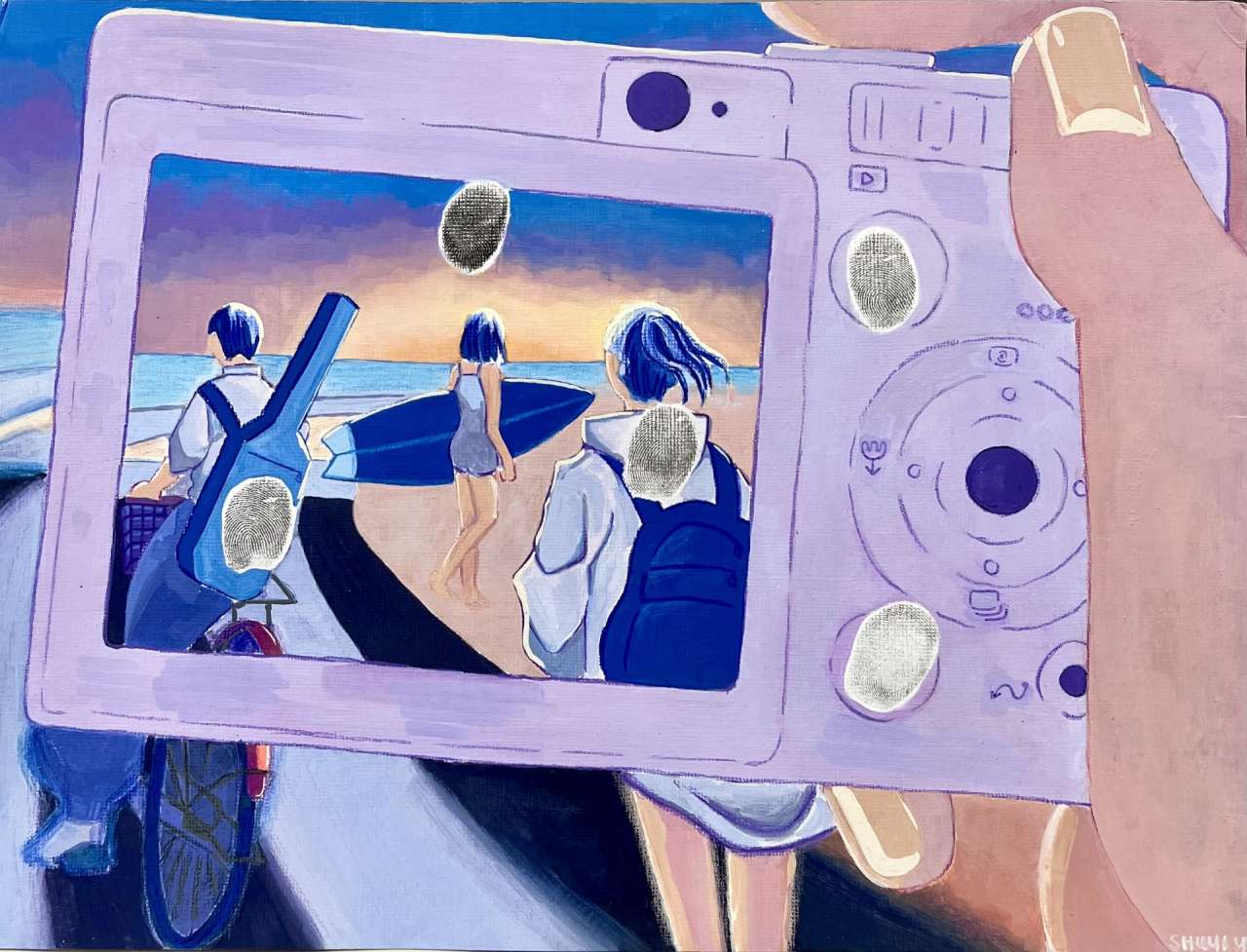 Fingerprint painting