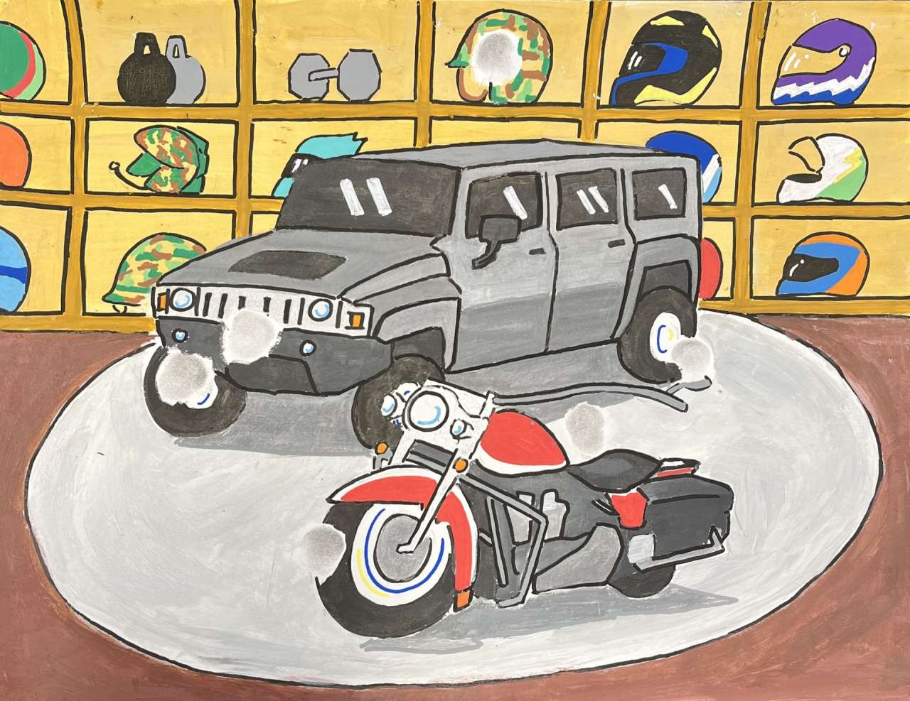 Fingerprint painting