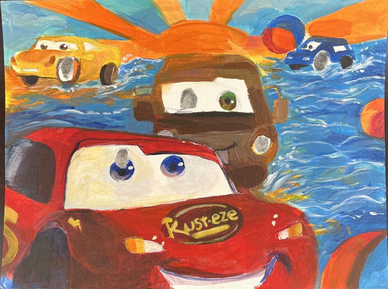 Painted by Catherine Zhang