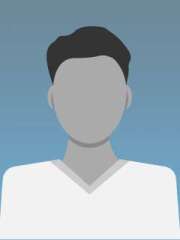 Blue and gray illustration of a mannequin with short hair.