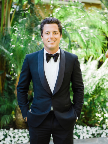 Harry Morton, wearing a tuxedo, In Memoriam Fund to Support Cardiovascular Disease Treatment at UCLA Health