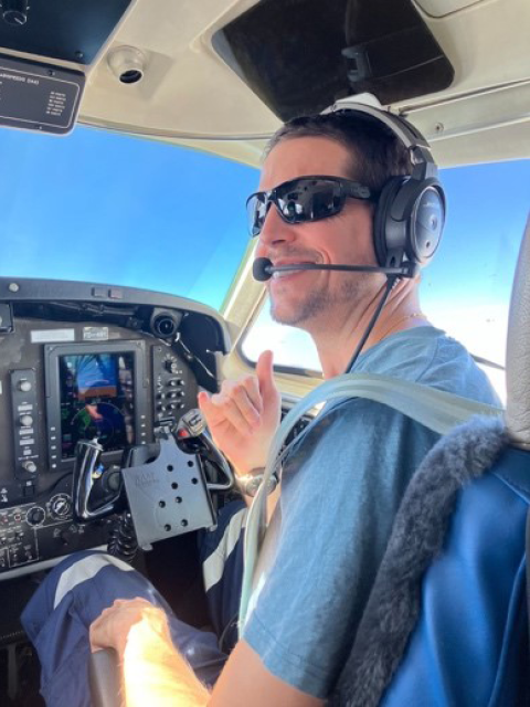 Dr. Matt Desmond is a member of the Royal Flying Doctor Service.