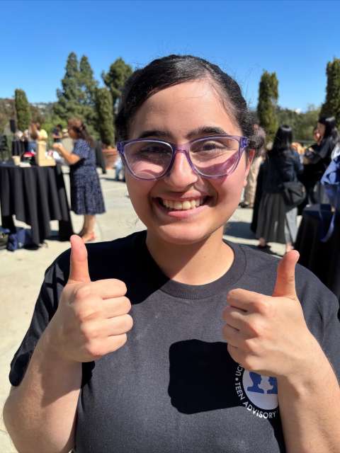 Teen girl at Gen Z Summit.