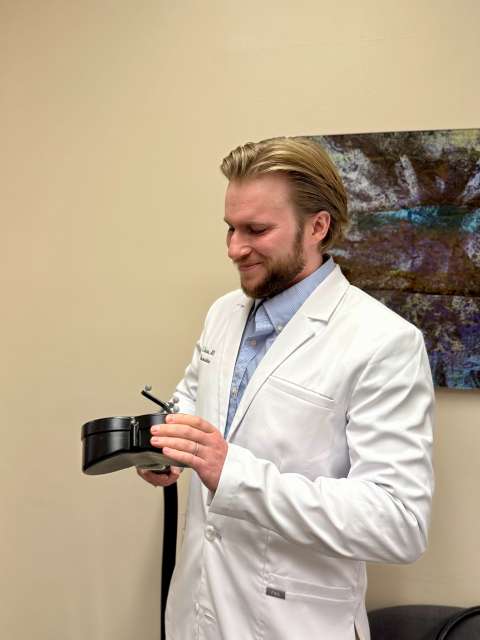 TMS Provider holding equipment 