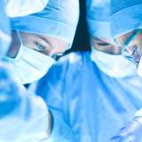 Cardiac surgeons doing surgery