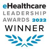 2022 eHealthcare award winner badge - vertical image
