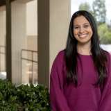 Aditi Wahi-Singh is a clinical oncology social worker with the Simms/Mann-UCLA Center for Integrative Oncology. (Photo by Joshua Suddock/UCLA Health)