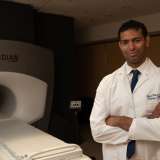 Doctor in front of MRI