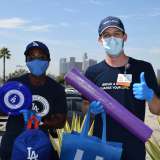UCLA Health and the Dodgers Foundation distribute home PE kits to underserved youth
