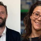 Image of UCLA cancer researchers Drs. Gatien Moriceau and Cristina Puig-Saus