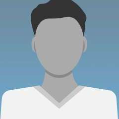 Blue and gray illustration of a mannequin with short hair.