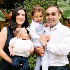 Dr. Cohen with his family