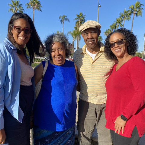 Herbert Williams and his family.