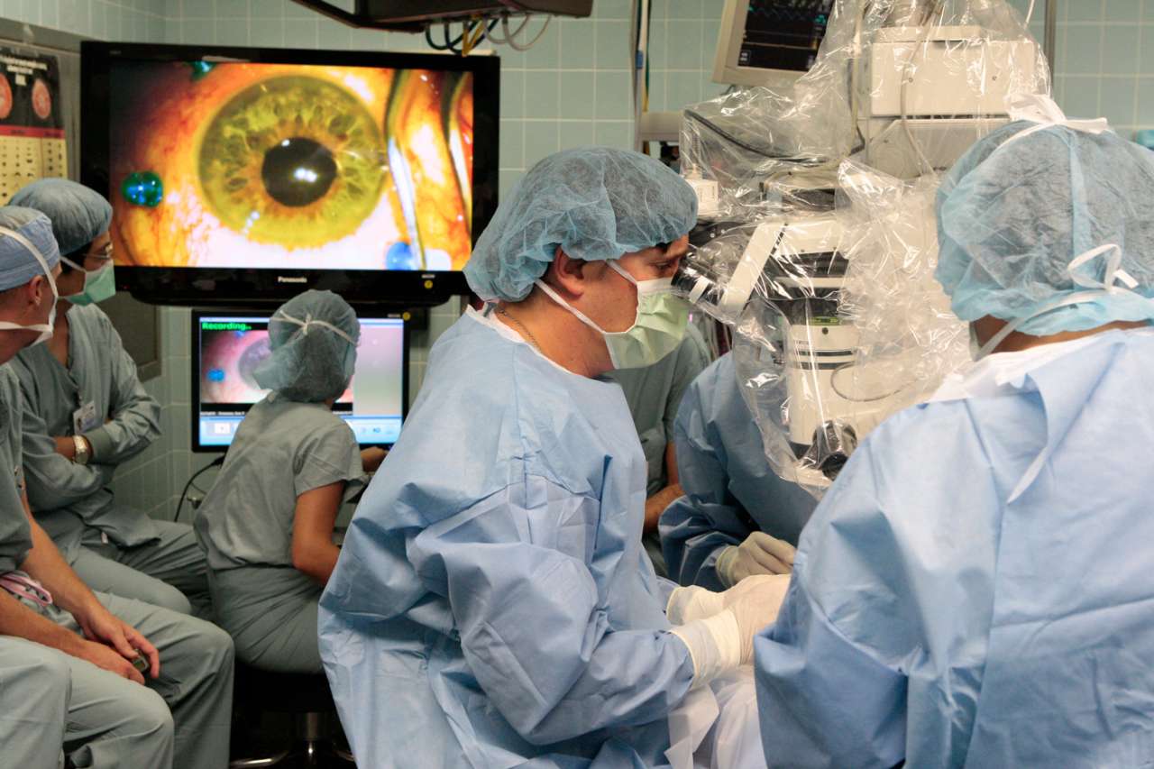 Stein Eye Institute surgical procedure