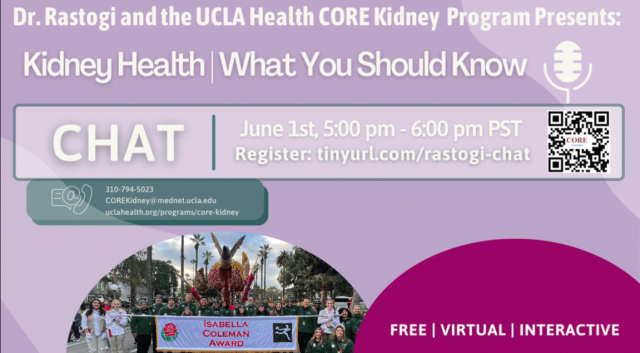 CORE Kidney Health Chat June 2024 Flyer PDF